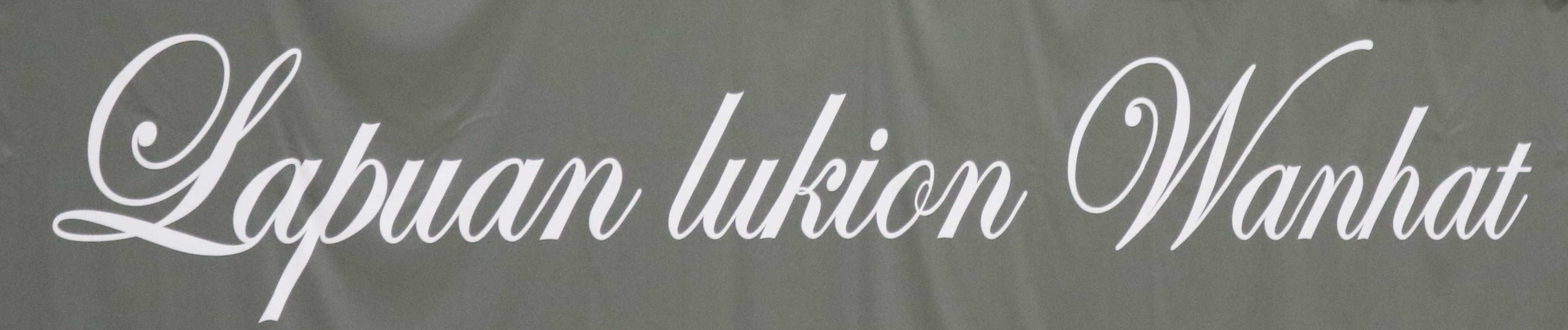 Lapuan lukion wanhat-kyltti